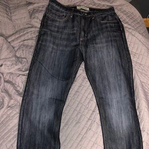 Men’s Gray Straight Fit Wrangler Jeans